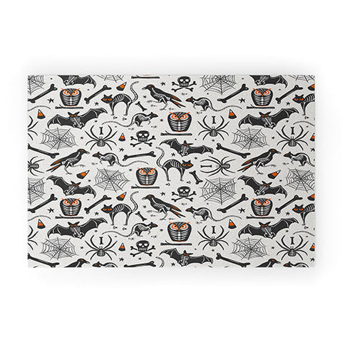 Heather Dutton Halloween XRay Welcome Mat