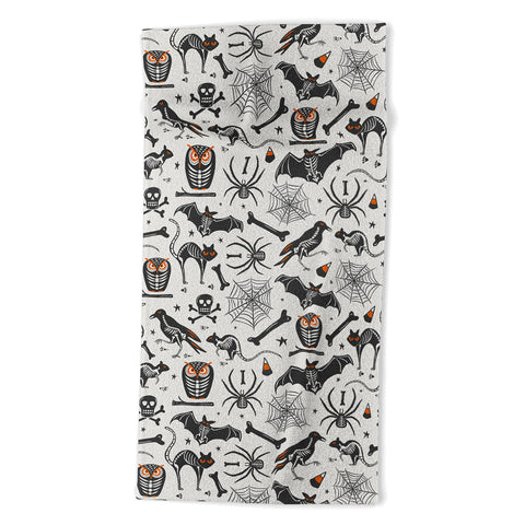 Heather Dutton Halloween XRay Beach Towel