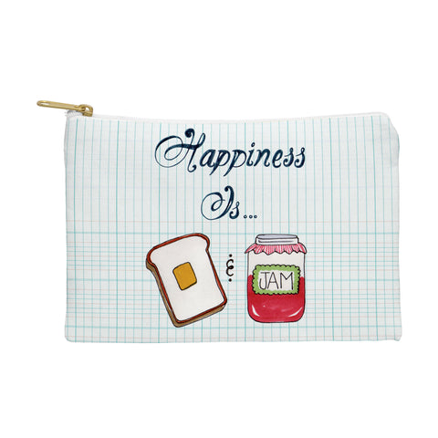 Heather Dutton Happiness Is Toast And Jam Pouch
