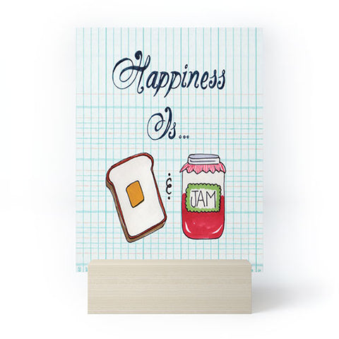 Heather Dutton Happiness Is Toast And Jam Mini Art Print