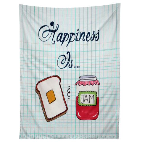 Heather Dutton Happiness Is Toast And Jam Tapestry