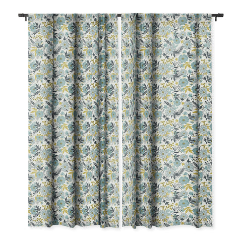 Heather Dutton Harper Dusk Blue Blackout Window Curtain
