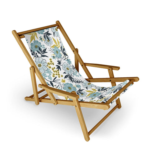 Heather Dutton Harper Dusk Blue Sling Chair