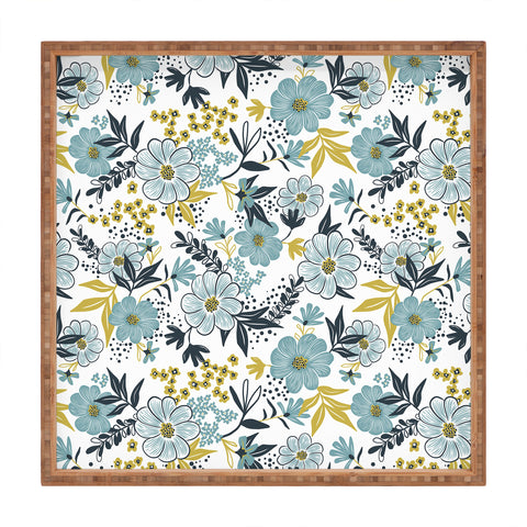 Heather Dutton Harper Dusk Blue Square Tray