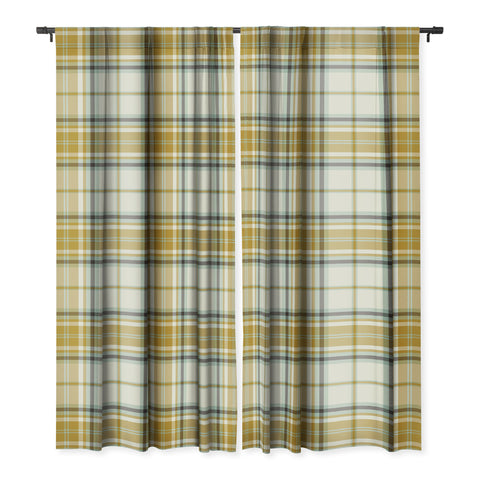 Heather Dutton Headmaster Plaid Ivory Blackout Non Repeat