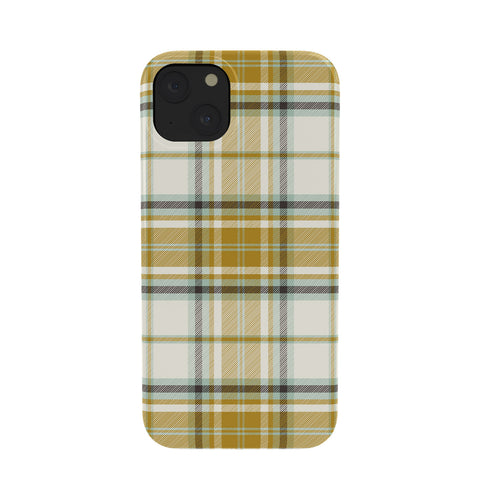 Heather Dutton Headmaster Plaid Ivory Phone Case
