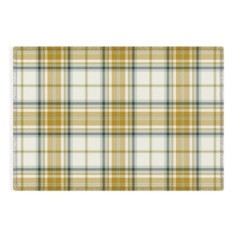 Heather Dutton Headmaster Plaid Ivory Outdoor Rug
