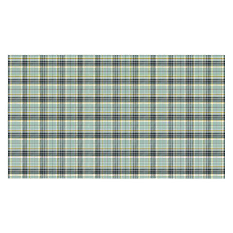 Heather Dutton Headmaster Plaid Seafoam Tablecloth