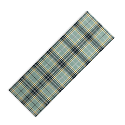 Heather Dutton Headmaster Plaid Seafoam Yoga Mat