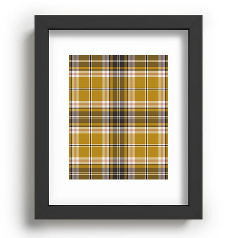 Heather Dutton Headmaster Plaid Yellow Recessed Framing Rectangle