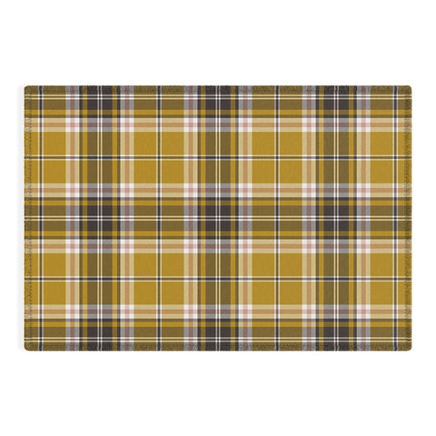 Heather Dutton Headmaster Plaid Yellow Outdoor Rug
