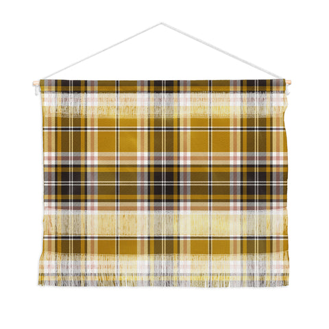 Heather Dutton Headmaster Plaid Yellow Wall Hanging Landscape