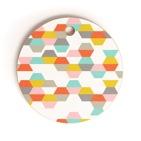 Heather Dutton Hex Code Cutting Board Round