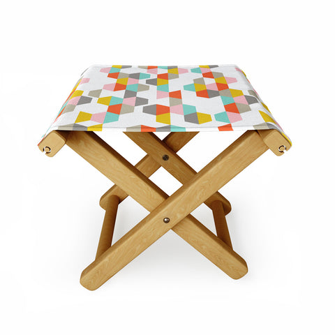 Heather Dutton Hex Code Folding Stool