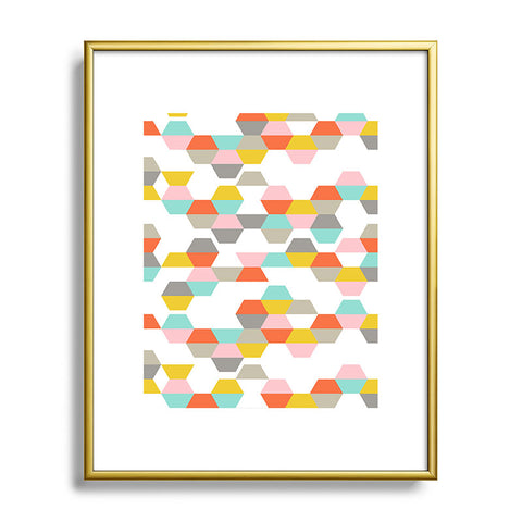 Heather Dutton Hex Code Metal Framed Art Print