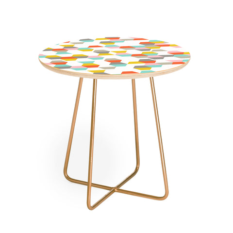 Heather Dutton Hex Code Round Side Table