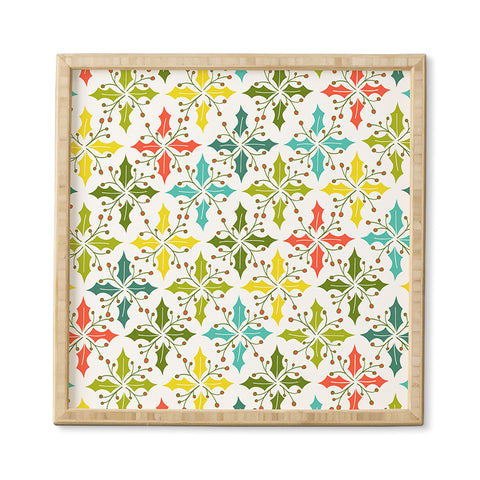 Heather Dutton Holly Go Lightly White Framed Wall Art