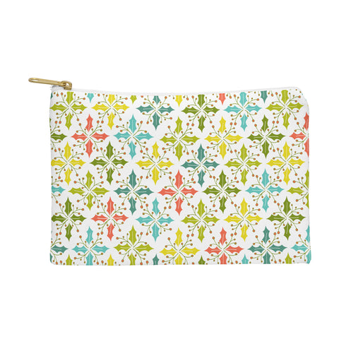 Heather Dutton Holly Go Lightly White Pouch