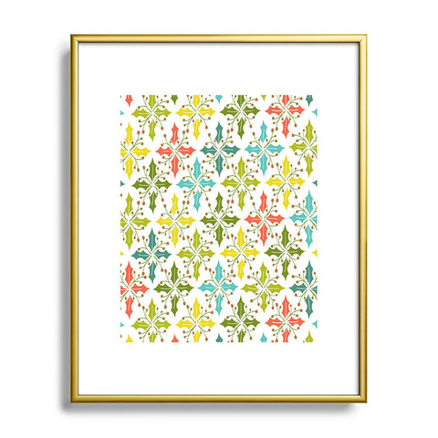 Heather Dutton Holly Go Lightly White Metal Framed Art Print