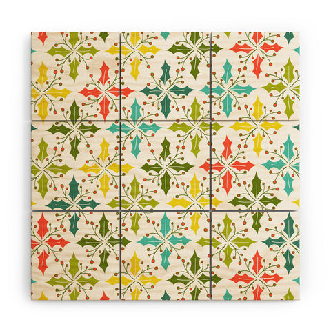 Heather Dutton Holly Go Lightly White Wood Wall Mural