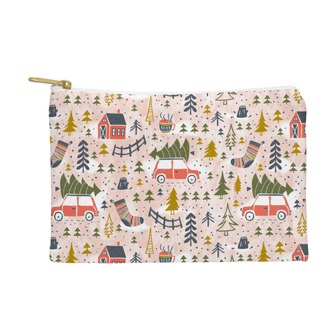 Heather Dutton Home For The Holidays Blush Pouch