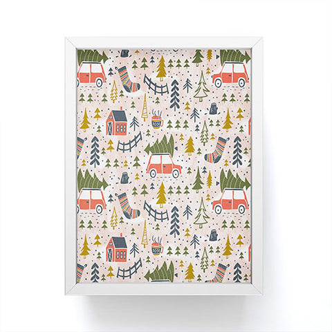 Heather Dutton Home For The Holidays Blush Framed Mini Art Print