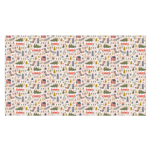 Heather Dutton Home For The Holidays Blush Tablecloth