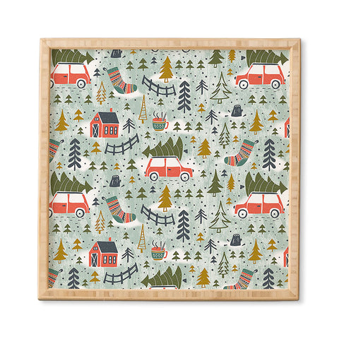 Heather Dutton Home For The Holidays Mint Framed Wall Art