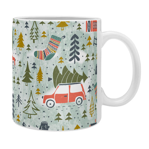 Heather Dutton Home For The Holidays Mint Coffee Mug