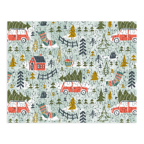 Heather Dutton Home For The Holidays Mint Puzzle