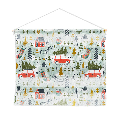 Heather Dutton Home For The Holidays Mint Wall Hanging Landscape