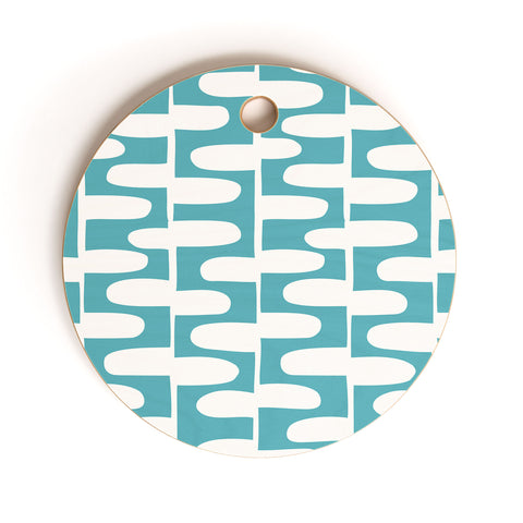 Heather Dutton Hopscotch Pond Cutting Board Round