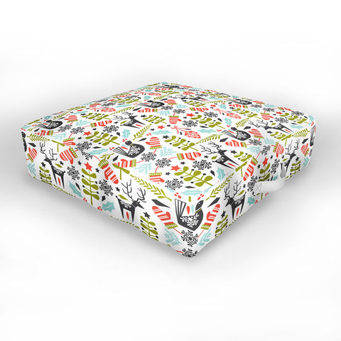 Heather Dutton Hygge Holiday Outdoor Floor Cushion