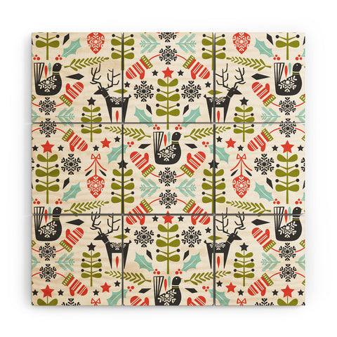 Heather Dutton Hygge Holiday Wood Wall Mural