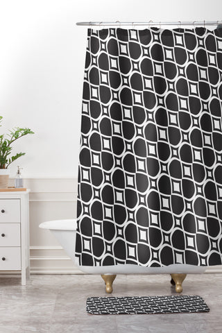 Heather Dutton infinita Shower Curtain And Mat