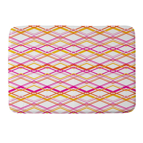 Heather Dutton Intersection Bright Memory Foam Bath Mat