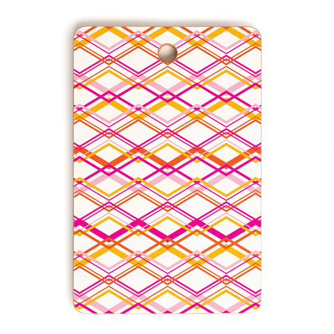 Heather Dutton Intersection Bright Cutting Board Rectangle