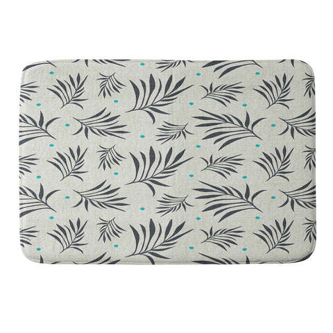 Heather Dutton Island Breeze Bleached Beige Memory Foam Bath Mat