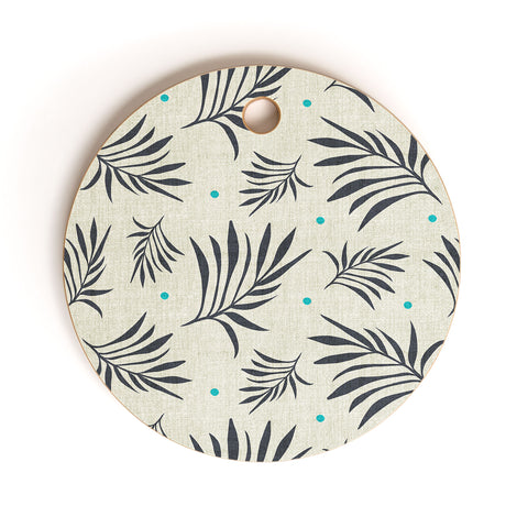 Heather Dutton Island Breeze Bleached Beige Cutting Board Round