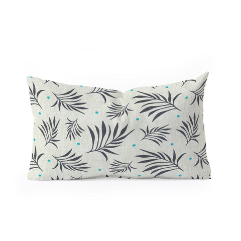 Heather Dutton Island Breeze Bleached Beige Oblong Throw Pillow