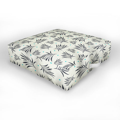 Heather Dutton Island Breeze Bleached Beige Outdoor Floor Cushion
