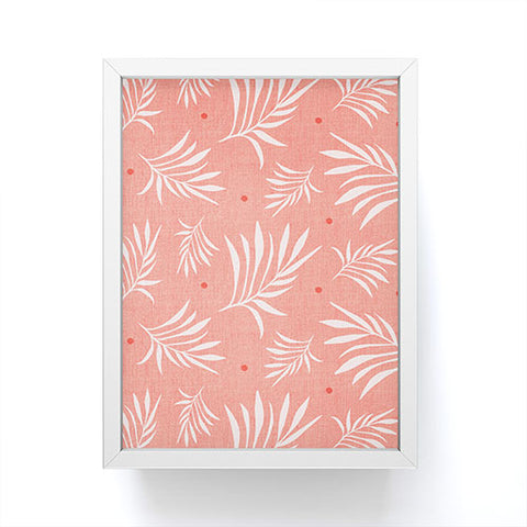 Heather Dutton Island Breeze Living Coral Framed Mini Art Print