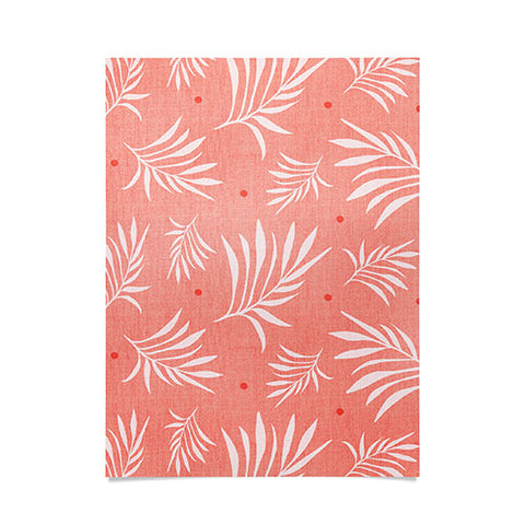 Heather Dutton Island Breeze Living Coral Poster