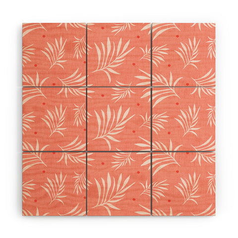 Heather Dutton Island Breeze Living Coral Wood Wall Mural