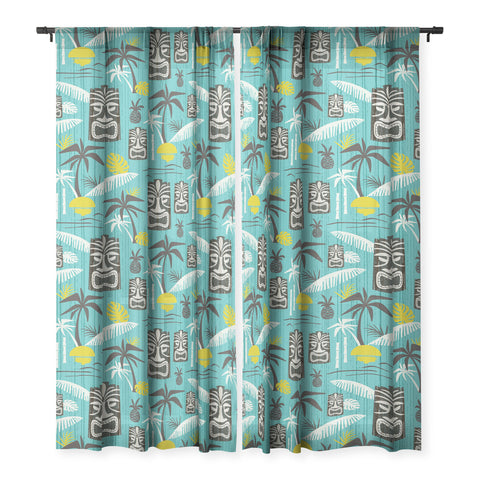 Heather Dutton Island Tiki Aqua Sheer Non Repeat