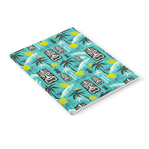 Heather Dutton Island Tiki Aqua Notebook
