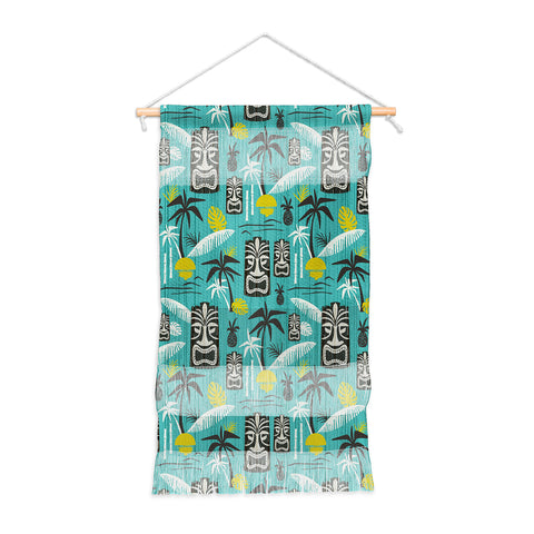 Heather Dutton Island Tiki Aqua Wall Hanging Portrait