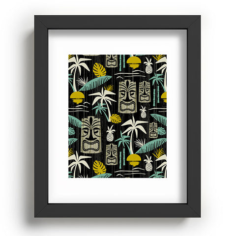 Heather Dutton Island Tiki Black Recessed Framing Rectangle