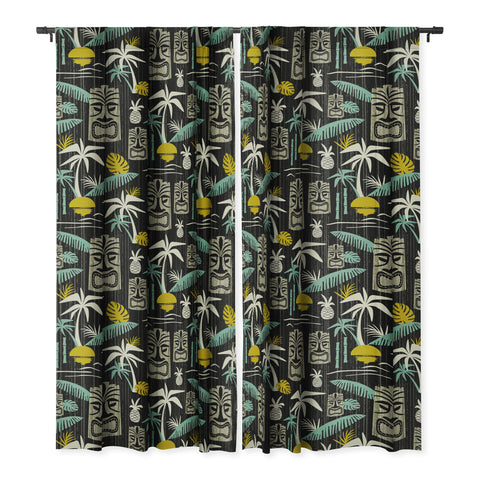 Heather Dutton Island Tiki Black Blackout Non Repeat