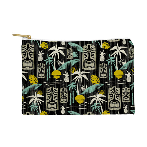 Heather Dutton Island Tiki Black Pouch